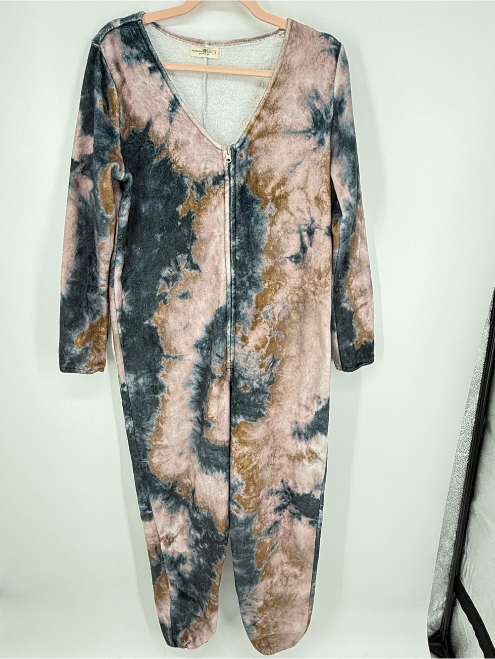 Natural Life Women Tie Dye Fleece Small Loungewear Pajamas Boho Hippie